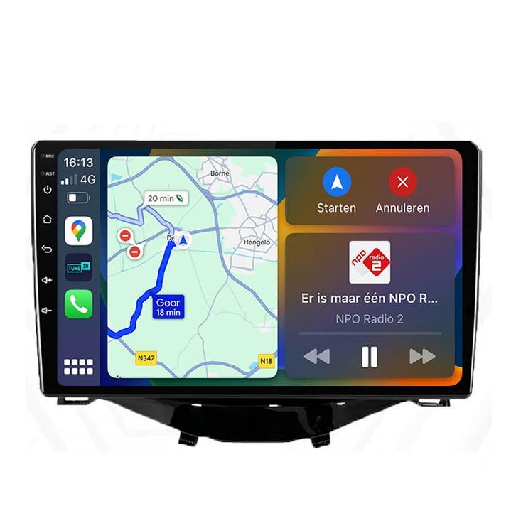 Android navigatie radio Citroen C1 2014+ Peugeot 108 201..., Auto diversen, Autoradio's