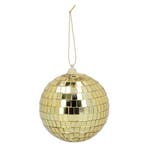 Set 6 Discoballen Goud (8cm), Hobby en Vrije tijd, Feestartikelen, Ophalen of Verzenden, Nieuw