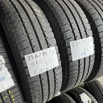 2 x Michelin 225-75-16 C Zomerbanden 8,5mm, 16 inch, Ophalen of Verzenden, Band(en), Bestelwagen