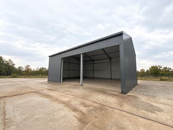 Gedemonteerde hal / loods Kontent WSI 300 – ca. 153 m², Ophalen