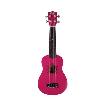 CLX Calista roze met glitter sopraan ukulele, Ophalen of Verzenden, Nieuw