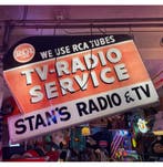 Origineel We Use RCA Tubes Dealer Lichtbak USA Import, Ophalen, Gebruikt