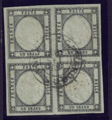 Italiaanse oude staten - Napels 1861 - Napolitaanse, Gestempeld