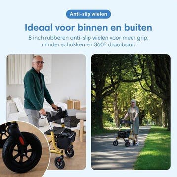 2dekans | Safe Life® Rollator lichtgewicht en opvouwbaar -, Ophalen of Verzenden, Zo goed als nieuw