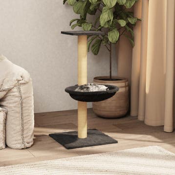 vidaXL Kattenmeubel met sisal krabpaal 74 cm donkergrijs, Verzenden, Nieuw