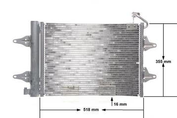 Airco condensor o.a: Seat, Cordoba (6L2), Ibiza II (6K1), Ophalen of Verzenden, Nieuw, Seat