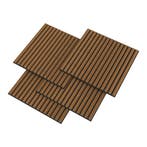 Akoestisch wandpaneel Vang 4 stuks 1,44 m² teak 60x60 cm NEU, Doe-het-zelf en Verbouw, Platen en Panelen, Verzenden, Nieuw