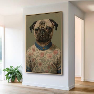 Felix van Horst - Pug Portrait (XXL)