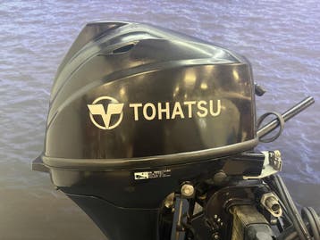 “ Tohatsu 9.8 | Buitenboordmotor | Elektrisch gestart “, 5 tot 10 pk, Viertaktmotor, Ophalen of Verzenden, Zo goed als nieuw