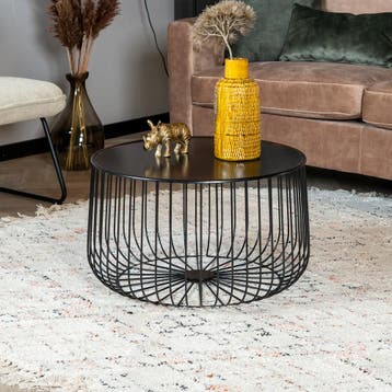 Ontvangsttafel Elyne, Ø60cm, metaal, Overige plaatsen, Ophalen of Verzenden, Nieuw in verpakking, Tafel