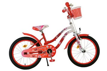 Volare Lovely Kinderfiets - Meisjes - 18 inch - Rood, Verzenden, Nieuw