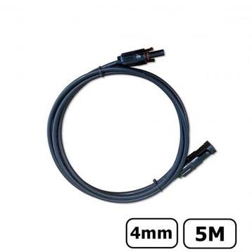 MC4 1-20 Meter 4mm Mannelijke-Vrouwelijke Kabel Rood/Zwar..., Verzenden, Nieuw, Overige typen
