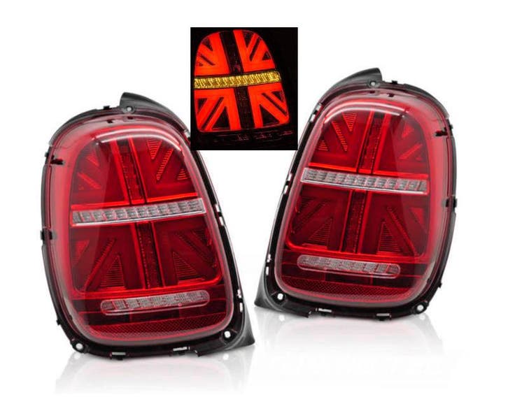 LED achterlichten knipperlicht Red White, Auto-onderdelen, Verlichting, Nieuw, Mini, Verzenden