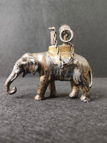 Elefant Drehring - Tafelaansteker - Messing, Nieuw