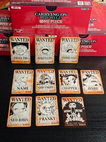 Bandai - 10 Card - One Piece - Imagine Wanted - Promo card,, Nieuw