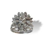 Ring - 18 karaat Witgoud - 0.78ct. tw. Diamant (Natuurlijk), Nieuw