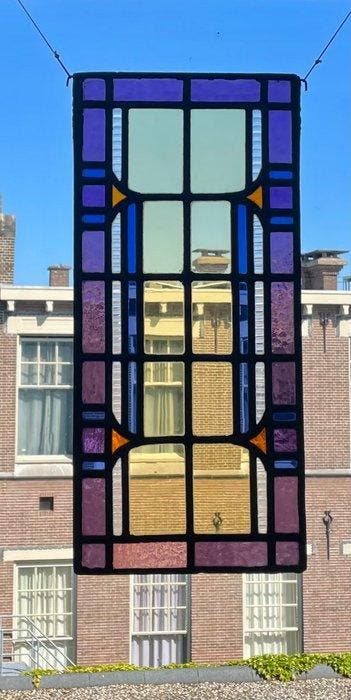 Glas-in-loodraam - 1930-1940