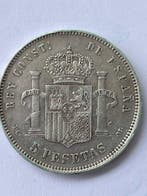 Spanje. Alfonso XIII. 5 Pesetas 1892 PGM (Zonder