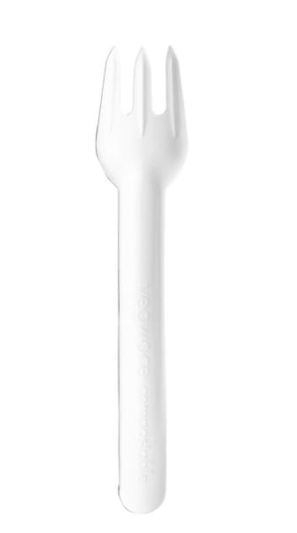 composteerbare papieren vork | 1000 stuks | 3,1(b)cm, Verzenden