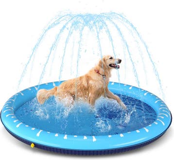 Hondenzwembad - 140 cm - Dierenzwembad - Zwembad hond - Blau, Verzenden, Zo goed als nieuw