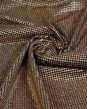 Fluweel Stretch Strass Goud, Nieuw, Goud