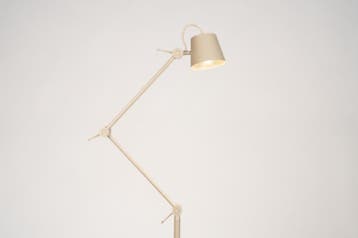 Rietveld Vloerlampen - Beige, Zand - Metaal, Verzenden, Nieuw