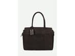 Burkely Vintage Doris - Laptopbag 15.6 - Leer - Zwart, Verzenden, Zo goed als nieuw
