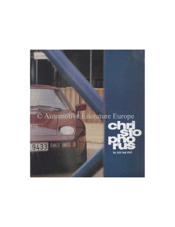1983 PORSCHE CHRISTOPHORUS MAGAZINE 183 DUITS, Nieuw, Porsche, Author