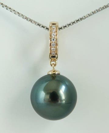 Zonder minimumprijs - Hanger - 18 kt. geelgoud - Rikitea, Sieraden, Tassen en Uiterlijk, Antieke sieraden
