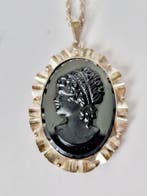 Zonder minimumprijs - Ketting met hanger Zilver Onyx -
