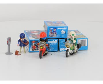 Playmobil 3564 3349 3565 Set Motoragent Lovely Rita Motor..., Ophalen of Verzenden, Gebruikt