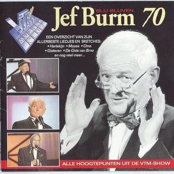 cd - Jef Burm - Jef Burm 70 - Blij Blijven, Verzenden, Zo goed als nieuw