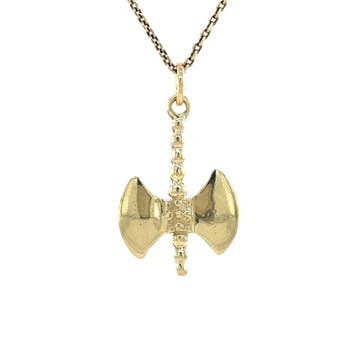 Vintage labrys bijl hanger 12 kt, Ophalen of Verzenden, Nieuw