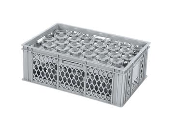 BASIC glazenkrat - 600 x 400 x H 224 mm voor 33 glazen -, Ophalen of Verzenden, Nieuw
