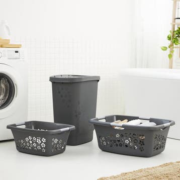 Rotho Design Flowers Wasmand 25L Antraciet (Wasmanden), Verzenden, Nieuw