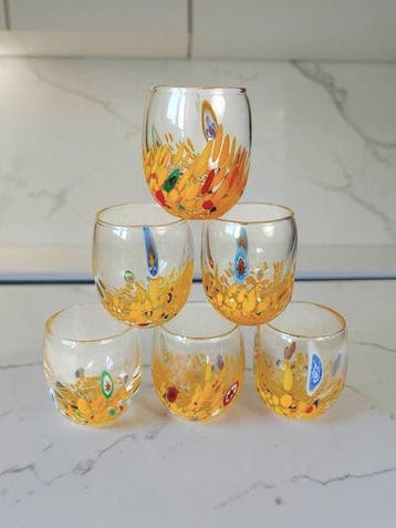 MurArt - MurArt - Drinkset (6) - Glas - Murrine Millefiori