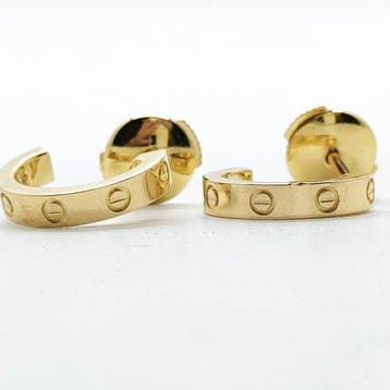 Cartier - Oorbellen - 18 karaat Geel goud, Nieuw