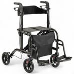 Duo Deluxe - Rollator en rolstoel in 1 - Opvouwbaar, Diversen, Rollators, Ophalen of Verzenden, Opvouwbaar, Nieuw