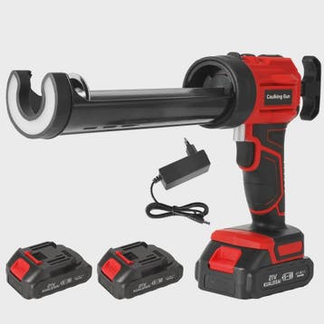 Accu Kitspuit 18V/20V met 4 snelheden, LED-licht en anti-dru, Doe-het-zelf en Verbouw, Verzenden, Nieuw