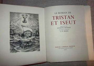 JOSEPH BEDIER - C.P JOSSO - Le roman de Tristan et Iseut -, Antiek en Kunst, Antiek | Boeken en Bijbels