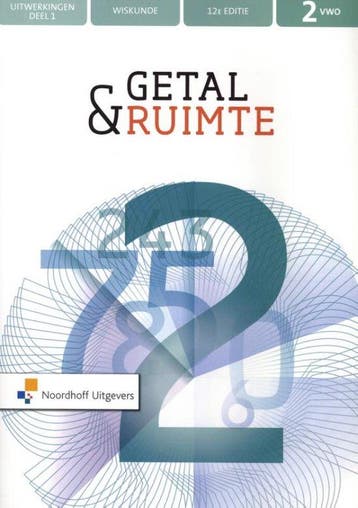 Getal amp Ruimte vwo 2 deel 1 uitwerkingen 9789001888855, Boeken, Zo goed als nieuw
