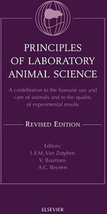 9780444506122 Principles of Laboratory Animal Science, Re..., Boeken, Verzenden, Zo goed als nieuw, L. F. van Zutphen