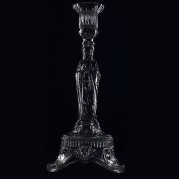 Kaarsenhouder - Glas - Heilig Hart van Maria - 30,5 cm