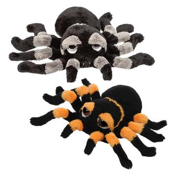 Pluche tarantula knuffel - 2 stuks - 22 cm - spin, Verzenden, Nieuw