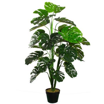 Kunstplant Monstera - 120 cm, Ophalen of Verzenden, Nieuw