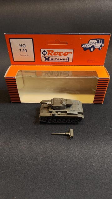 Roco minitanks 174 Panzer III, Overige merken, Gelijkstroom, Verzenden, Overige typen