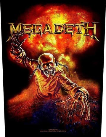 Megadeth - Nuclear - Rugpatch officiële merchandise, Ophalen of Verzenden, Nieuw, Kleding