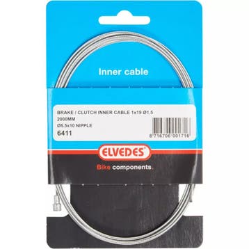 Elvedes Universele binnenkabel rem-koppeling - 2 meter -..., Ophalen of Verzenden, Nieuw, Wiel