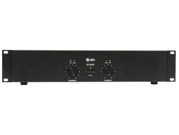 Refurbished Qtx Sound Q1000 Stereo Mosfet PA Versterker 2x, Verzenden, Nieuw, Overige merken