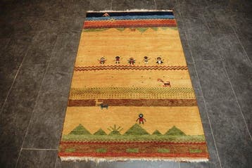 Gabbeh - Vloerkleed - 185 cm - 123 cm, Nieuw